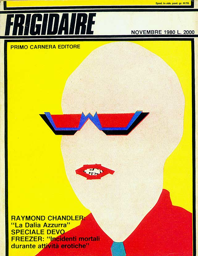 Frigidaire, copertina del n. 1, novembre 1980, di Stefano Tamburini