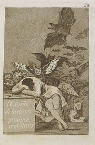Francisco Goya, El sueño de la razón produce monstruos